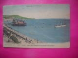 HOPCT 12600 PLAJA SI CRUCISATORUL ESCADRE-NICE / NISA IN 1906-VAPOR -FRANTA -CIRCULATA