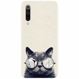 Husa silicon pentru Xiaomi Mi 9, Cool Cat Glasses