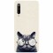 Husa silicon pentru Xiaomi Mi 9, Cool Cat Glasses