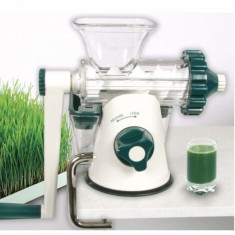 Storcator manual prin presare la rece Healthy Juicer green foto