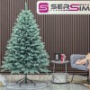 Brad artificial Christmas Deluxe by Sersimo, Laponia Select argintiu, integral 3D, 180cm Household NewTrend