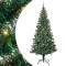 vidaXL Pom de Crăciun artificial pre-iluminat cu 300 LED Verde 240 cm 3396796