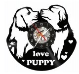 LOVE PUPPY-ceas de perete