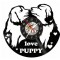 LOVE PUPPY-ceas de perete