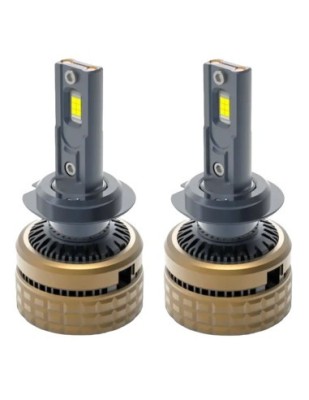 Set 2 leduri H7 H100 Canbus pentru far auto, putere 100W, luminozitate 15.000 Lm, 12V 6000k foto