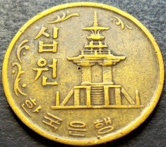 Moneda 10 WON - COREEA DE SUD, anul 1972 * cod 2626 foto