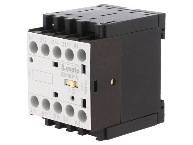 Contactor 3P NO 24VAC 9A BG