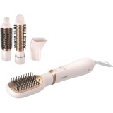 Perie cu aer cald Philips Seria 3000 BHA310/00, 800W, tehnologie cu ioni, 4 accesorii, diametru perie 38mm, setare temperatura de ingrijire si aer rec