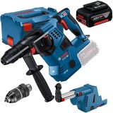 Bosch GBH 18V-28 CF + GBA - Rotopercutor SDS-Plus 3.3 J valiza speciala accesorii + Acumulator Li-Ion 18 V 5 Ah