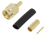 Conector SMA mufă tată 50&Omega; pentru cablu - Amphenol RF