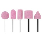 Bosch PRO Steel - Set pietre polizor drept cu forma mixta tija 6 mm 5 bucati