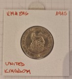 Moneda Argint 1 Shilling George V, Marea Britanie 1915, KM#816