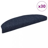 vidaXL Covorașe scară autoadezive 30 buc Albastru 65x21x4 cm