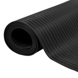 Covor antiderapant de cauciuc cu nervuri largi 2 x 1 m, vidaXL