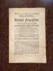 Buletinul Uniunii Avocatilor Anul IX Nr. 6 1932 foto