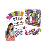 Set creativ pentru realizarea bratarilor cu benzi elastice si margele