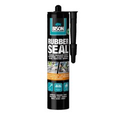 Hidroizolatie BISON Rubber Seal, 310 g, Bitum Modificat cu Polimeri si Cauciuc, Solutie Hidroizolanta Bison pe Baza de Bitum, Solutie pentru Etansare, foto