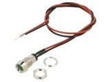 Lampă de control LED concav verde BIVAR 5VDC &Oslash;8mm 5mm