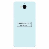 Husa silicon pentru Huawei Y6 2017, Imperfectly Perfect