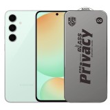 Folie de Protectie pentru Samsung Galaxy S24 FE, TEO, Sticla Securizata ESD Antistatica, Super-X Privacy OG, Margini Negre, 0.30 mm, Transparent Inchi