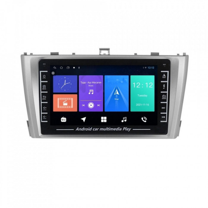 Navigatie dedicata cu Android Toyota Avensis 2009 - 2015, 1GB RAM, Radio GPS