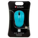 Wireless Laser GO Nano Mouse Blue, Verbatim