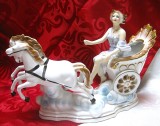 BIBELOU PORTELAN ARPO CURTEA DE ARGES FEMEIE IN CALEASCA CU CAI 28 CM