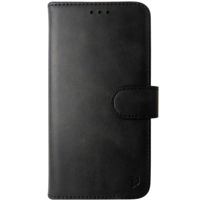 Husa tip carte cu stand si clapeta Techsuit neagra pentru Apple iPhone 11 foto