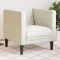Gossi fotoliu chesterfield, crem, catifea