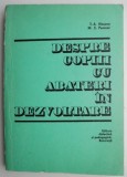 Despre copiii cu abateri in dezvoltare - T. A. Vlasova, M. S. Pevzner. Psihologie educationala, pedagogie. Format brosata. Stare buna.