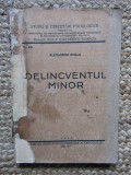 DELINCVENTUL MINOR de ALEXANDRU ROSCA , 1932
