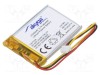 Acumul: Li-Po 3,7V 560mAh cabluri,contector MOLEX 51021-0300, Akyga Battery