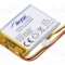 Acumul: Li-Po 3,7V 560mAh cabluri,contector MOLEX 51021-0300