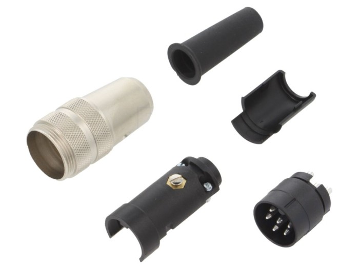Conector M16 tată 6 pini, 5A