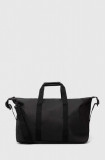 Rains geantă 14200 Weekendbags culoarea negru