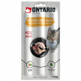 Ontario Stick for Cats Pui &amp;amp; rață 3 x 5 g