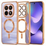 Husa premium Xiaomi Redmi Note 15 5G Asteroid GSM Luxury Crystal MagSafe, portocaliu
