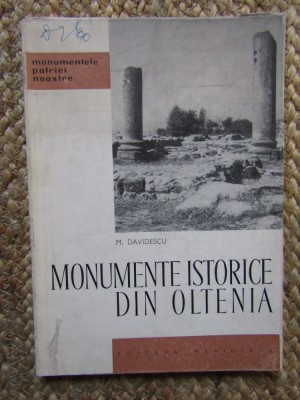 Monumente istorice din Oltenia - M. Davidescu foto