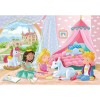 Ravensburger - Puzzle printese si unicorn 2x12 piese