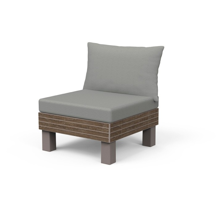 Canapea de grădină Elements Signature cu 1 loc, nuc