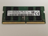 Memorie ram Laptop Hynix 16GB, DDR4, 2Rx8, DDR4-2400, 2400Mhz, HMA82GS6AFR8N-UH, PC4-19200, 1.2V, CL17, Non-ECC, sodimm, 260 pini