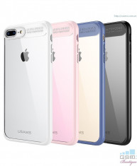 Husa Usams Mant Series Apple Iphone 7 Plus, Iphone 8 Plus Neagra foto