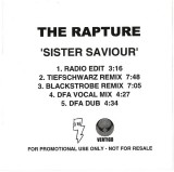 The Rapture - Sister Saviour, CDr