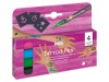 KREUL Tattoo Pen anchor, stars, butterfly Set of 4