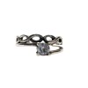 Inel, jolie silver, argint 925 impletit cu piatra m 51, Flippy