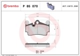 BREMBO P 85 070 PRIME LINE set placute frana,frana disc
