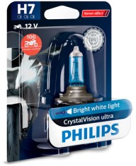 Bec Moto H7 Crystal Vision Ultra 12V 55W (Blister) Philips foto