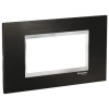 Rama Ornament 4M inox Schneider Eazy Styl negru crom LMR7734038