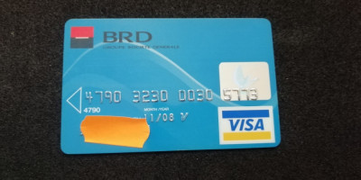 M1 R1 - Card bancar vechi 70 - piesa de colectie foto