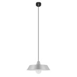 Pendul sfera GoodHome Gammuse, gri, cablu reglabil, 1xE27, design modern